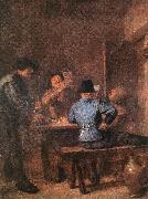 BROUWER, Adriaen In the Tavern fd oil painting on canvas